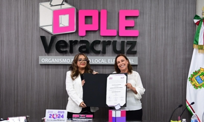 OPLE Veracruz entrega constancia de mayoría a la Gobernadora Constitucional Electa