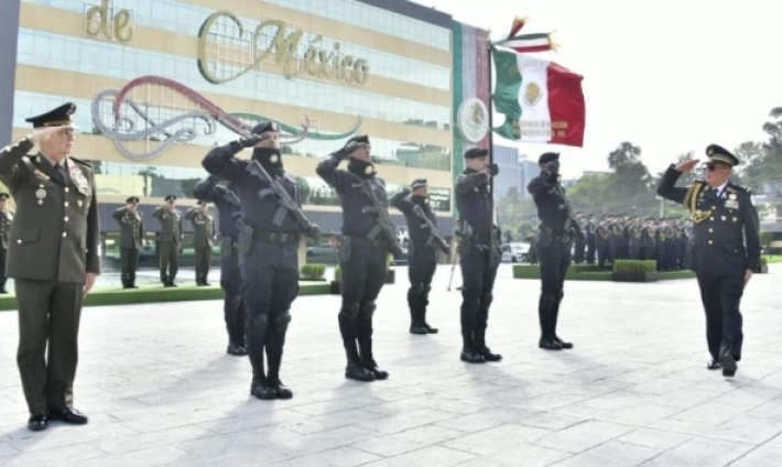 Hernán Cortés Hernández rinde protesta como comandante interino de la Guardia Nacional