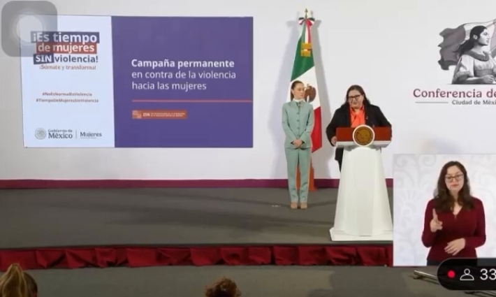 Presenta Citlalli Hernández campaña:¡Es tiempo de mujeres sin violencia!