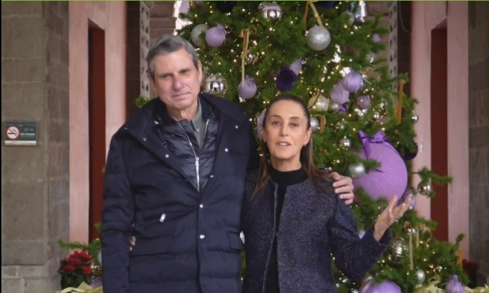 Claudia Sheinbaum envía mensaje navideño de unidad y amor a las familias mexicanas