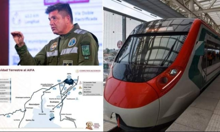 Militares toman control de la construcción del tren CDMX-AIFA ante retrasos del concesionario