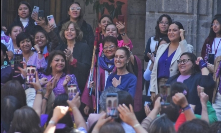 Claudia Sheinbaum encabeza conmemoración del Día Internacional de la Mujer