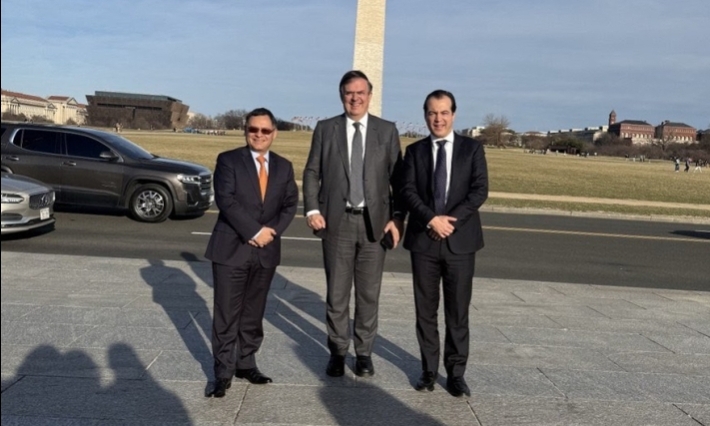 Ebrard viaja a Washington para evitar aranceles al acero y aluminio mexicano